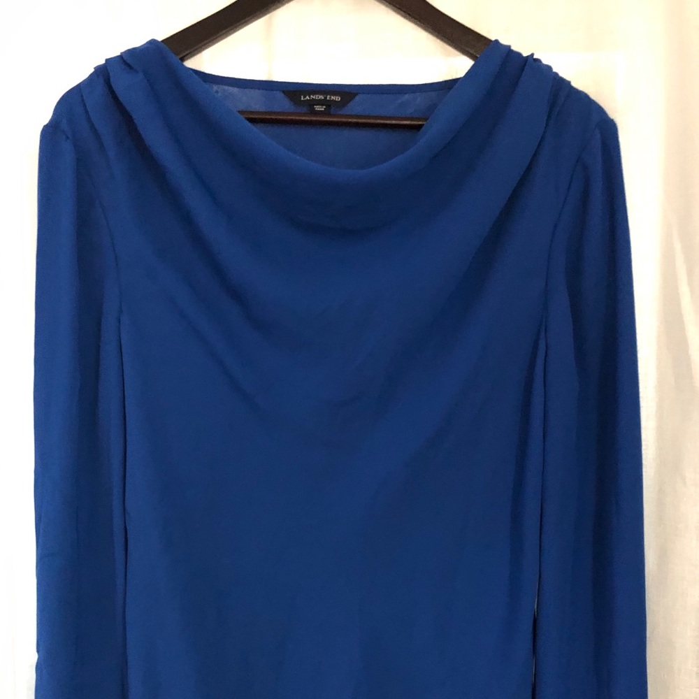 Land's End Blue blouse